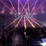 Super Bowl event staging and audio visual services in Minneapolis