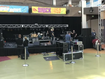 Event audio and staging services in Minneapolis