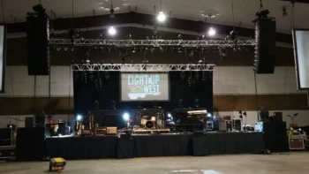 professional event stage and lights minneapolis