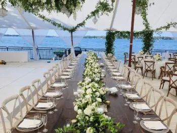 Stage, flooring and Sail Tent